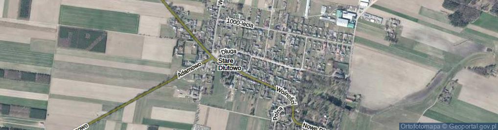 Zdjęcie satelitarne Krótka ul.